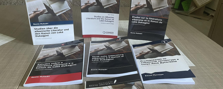 Libri "Studime letrare shqiptare dhe Kanuni i Lekë Dukagjinit", i profesorit të Universitetit të Gjakovës, Besim Muhadri, botohet në shtatë gjuhë